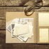Tinlade 6 Pcs Clear Adhesive Corner Pockets 6 x 6 Inch, Sticky Pocket Sleeves for Extra Storage in Notebooks and Folders