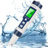 5 in 1 PH Meter for Water, PH/TDS/EC/Temp/Salt Meter, Salt Tester for