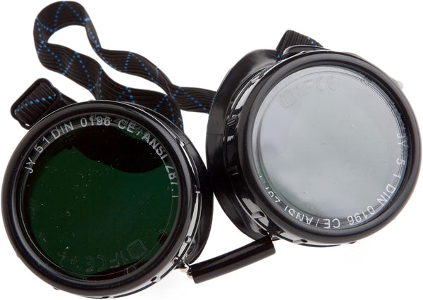 Forney 55311 Goggles, Economy Eye-Cup with 50MM Round Lens, Shade-5