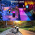 HUZUM Cable(2Pack) Setup, Black(1 2 Waterproof Connector Y Splitter Compatible with Philips Hue Outdoor Low Voltage