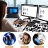 Keyboard Wrist Rest and Mouse Pad Set, Ergonomic Coaster with Memory Foam, Large XL Desk Mat (Cute Cow Print)