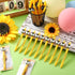 50 Sets (10 Qilery Bee Theme Pen Favor Bulk Thank You for Bee-ing Awesome Employee Volunteer Teacher Nurse Gifts