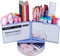 Pencil Pen Holder for Desk with Calculator, Mirror, 7 Slots, 180° Opening, Desktop Storage for Office, School, Home