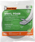 Frost King Vinyl Foam Tape, Closed Cell, Moderate Compression, 3/4" W, 3/16" Thick, 17' L, Charcoal