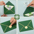 Teling 50 Pcs A7 Envelopes 5 x 7 Card Envelopes and 50 Pcs Gold Embossed Wax Seal Envelopes for Graduation Invitation