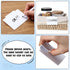 80 Set 76 4 Chinco Pcs Basket Label Clips Include Removable Kitchen Clip Label Holder PVC Storage Bin with Chalk