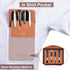 Cacturism Pocket Protector, 4 Pack Premium PU Leather Organizer - Men Women Pen Holder Pouch for Shirts, Lab Coats,