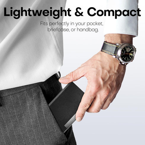 Padike Business Card Holder Case Professional PU Leather & Stainless Steel Multi Wallet Credit Card ID Case for Men &