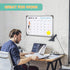 Small Monthly Calendar Dry Erase Whiteboard, 16" x 12" - Magnetic Hanging Double-Sided Board for Home, Office, Planning