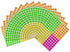 ONUPGO Garage Sale Stickers, 3/4" Round Label Yard Sale Price Stickers, Bright Neon Colors (2240 Pcs)