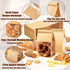 100PCS 5.1 4.13 11 Inch Packaging Bread Bags for Homemade Sourdough Bakery Cookie Kraft Paper Bag x x Tin Tie Tab Lock