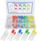 300 Pcs 3mm & 5mm LED Diode Assortment Kit - 5 Colors