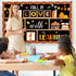 Set Bookshelf Bulletin Board Fall in Love with Learning Classroom Decoration Reading Library Inspirational Paper