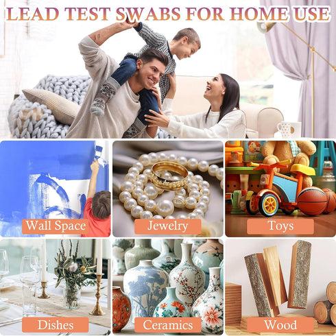 30 (36 Dirvin Lead Test Kit, Results in Seconds, Home Use Lead Paint Test Kit Suitable for All Painted Surfaces-Metal