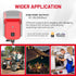 Multi-Functional USB Charger Adapter & Power Wheels Battery Adapter for Milwaukee 18V Battery with 2 USB Ports