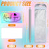 Qilery 25 Set Set Stainless Steel Resin Blank Epoxy Pens for UV Dtf Wraps Sublimation Pen Gifts Resealable Pouch Bag