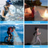 COSOOS LED Headlamp Rechargeable Flashlight & Carry Case, Bright Head Lamp Floodlight & Spot Light for Hiking & Camping