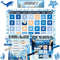 Ocean Sea Calendar Bulletin Board Set for Classroom Decoration with Sea Animals and Weather Chart
