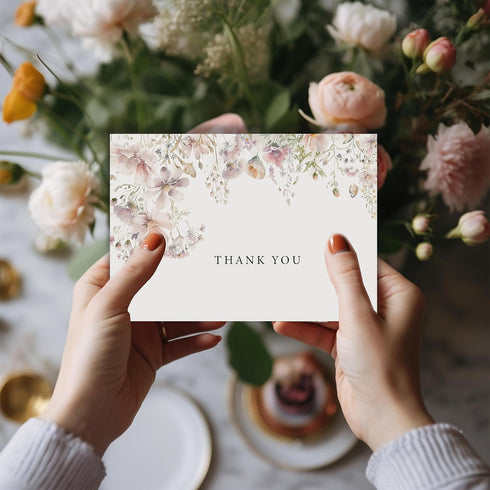 Envelopes,48Pack 4x6 Inches SLAPAFLIFE Floral Thank You Cards with - Thank You Notes with envelope and stickers,baby