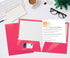 Better Office Products 2 Pocket Glossy Laminated Hot Pink Paper Folders, Letter Size, 25 Pack