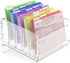 File Sorter Organizer, 5 Sections Acrylic Letter Tray for Desk, Mail Organizer Holder for Envelopes, Mail, Electronics