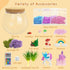 CXXDE 13 5-10 Light-Up Unicorn Terrarium Gifts, DIY Night Light Kit with Remote Control and Lighting Colors, Night