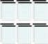 Graph Paper Pad 8.5 x 11, 12 Pack Graph Paper Notebook, 4x4 Graph Ruled, Grid Paper Pad 8-1/2" x 11", 30 Sheets/Pad,