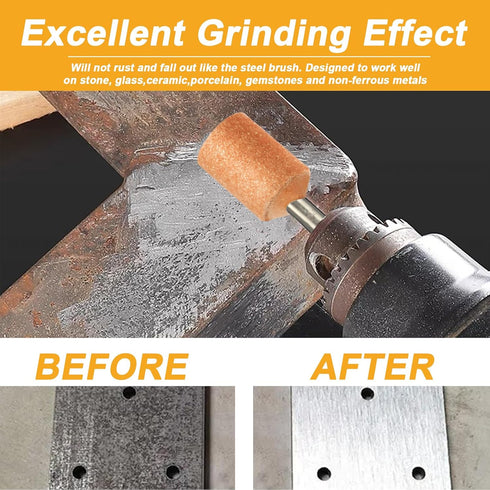 Polishing Buffing Wheel Kit for Rotary Dremel Tool, Flap Wheel, Grinding Stone Set, 42pcs, 1/8" Shank