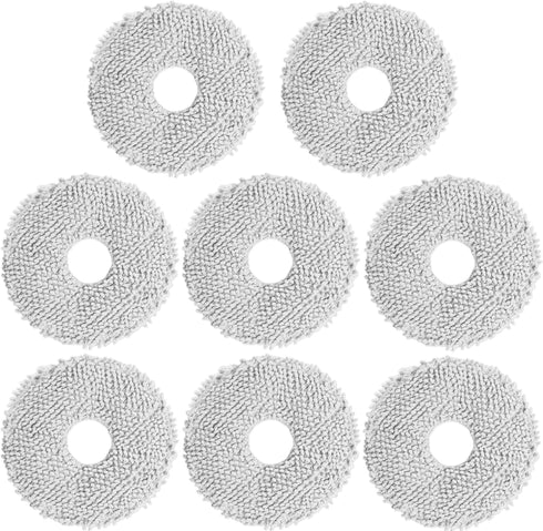 8 Pack Mop Pads Compatible with Dreametech L10s Ultra L10 Ultra L20 Ultra X20 Pro Robot Vacuum