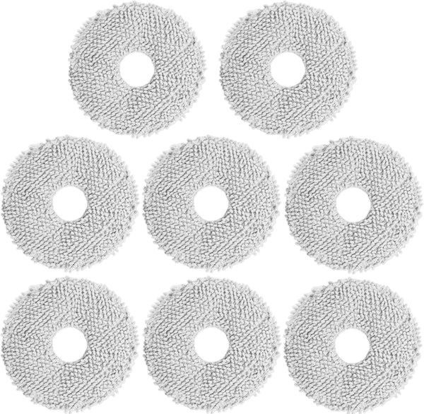 8 Pack Mop Pads Compatible with Dreametech L10s Ultra L10 Ultra L20 Ultra X20 Pro Robot Vacuum