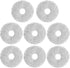 8 Pack Mop Pads Compatible with Dreametech L10s Ultra L10 Ultra L20 Ultra X20 Pro Robot Vacuum