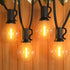 GPATIO Outdoor String Lights, 30FT Waterproof Patio Lights with 15+1 Dimmable Globe G40 Bulbs for Backyard Decor