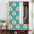 5482 Luxury Damask Peel and Stick Wallpaper 17.7" 9.8ft, Cyan Peony Floral Self Adhesive Decorative Paper