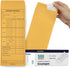 Volcora 500 Pack Cashier Envelopes, Self Adhesive Cash Deposit Envelopes for Retailers, Brown Kraft Money Envelopes