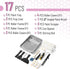 9 Inch 17 4" 9" 4" 9", Bates- Paint Roller Kit, pcs, Plastic Paint Tray, Clear Disposable Tray Liners, & Roller Frame