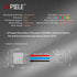 APIELE 12mm Momentary Push Button Switch, Pre-Wired 150mm High Round Head (Black Aluminum, Green)