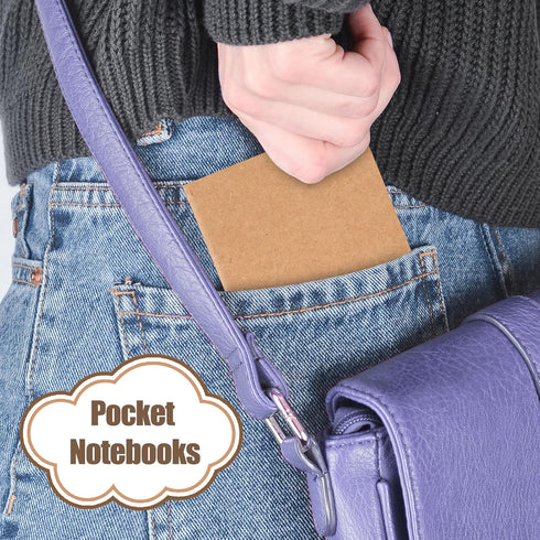 EOOUT 12 Pack Little Notebooks, 3.5" x 5.5" Softcover Mini Notebooks, 30 Sheets, 60 Lined Pages