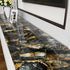 17.7''x100'' Slate Gold Glossy Marble Contact Paper for Countertops, Waterproof Peel and Stick Vinyl Wallpaper