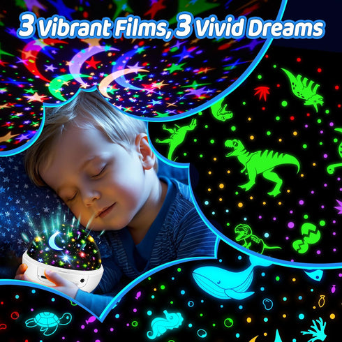 Staryou 1-10 3HD 31 360 3 1-10 Boy Toys Age Years Old | Films & Colors & Rotate & Brightness Baby Gifts for Boys Toys