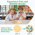 Elikoya Kit-10PCS Nutrient Agar Petri Dishes Bacteria Science Project Kit | Pre-Poured Agar Plates and Cotton Swabs