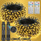 Rechargeable Battery Operated String Lights, 2-Pack Total 66ft 200LED Rechargeable String Light