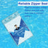 Will Well 6-Pack ID Badge Holders with Holes for Lanyards, Vertical Clear Plastic Sleeves Fit Up to 3 Cards