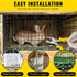 24'' 25' 1/2inch 19 Hardware Cloth PVC Coated Wire Mesh x Mesh Black Vinyl Coated Fence Chicken Wire Fencing Gauge