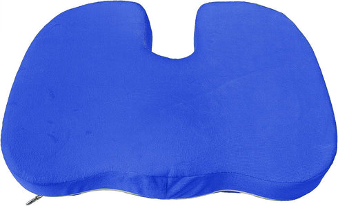 Bookishbunny Coccyx Orthopedic Memory Foam Office Chair and Car Seat Pad Comfort Cushion for Back Pain and Sciatica