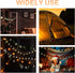 Generic 10 1.5M Pcs Black Lantern LED String Lights for Ramadan - Warm White Fairy Lights,Mini Kerosene Lamp
