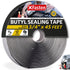 Butyl Tape RV Black, 3/4 in x 45 Ft, 1/8 in Thick, Leak Proof Butyl Putty Tape