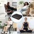 Tailbone 3.3"-Black Seat Cushion for Pain Relief, Office Chair Cushion, Memory Foam Large Chair Cushion with Non-Slip