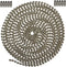 10 Foot Length Ball Chain - Number 6 Size, Nickel Plated Steel & 10 Matching Connectors