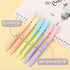 Mr. Pen Retractable Gel Pens, 6 Pack, Black Gel Pens, Gradient Color Barrels, Fine Point 0.5mm, Cute Aesthetic Pens