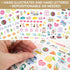 bloom daily planners Productivity Stickers, Variety Sticker Pack with Six Sheets